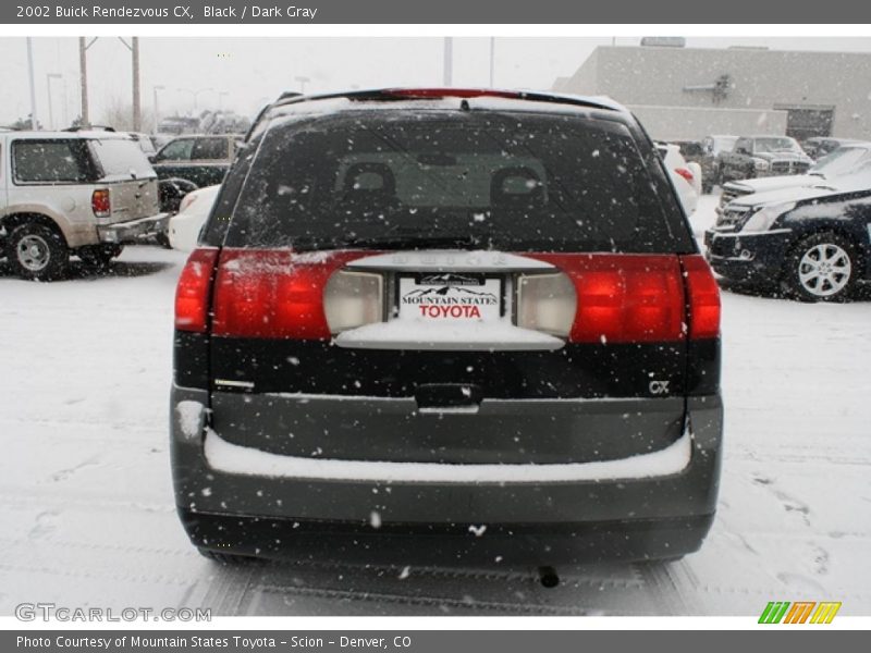 Black / Dark Gray 2002 Buick Rendezvous CX