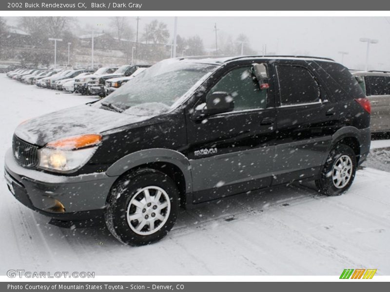 Black / Dark Gray 2002 Buick Rendezvous CX