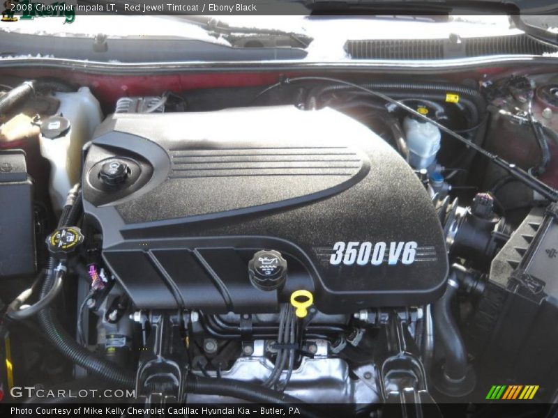 Red Jewel Tintcoat / Ebony Black 2008 Chevrolet Impala LT