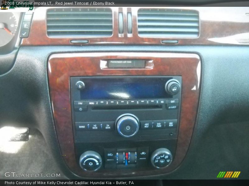 Red Jewel Tintcoat / Ebony Black 2008 Chevrolet Impala LT