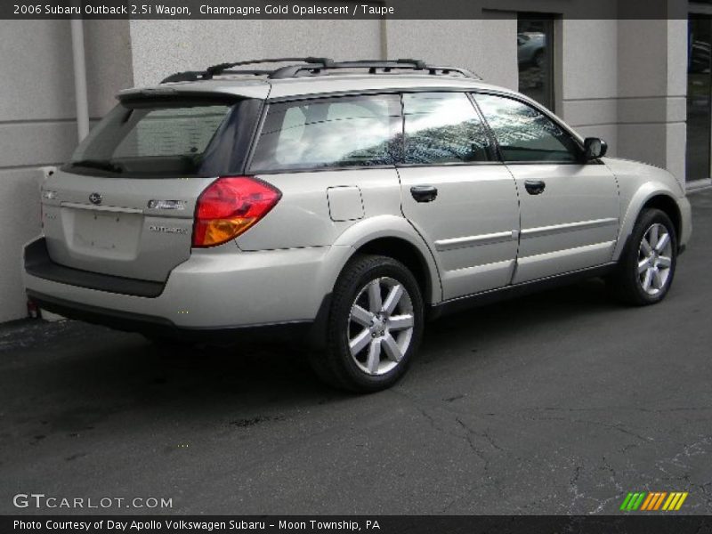 Champagne Gold Opalescent / Taupe 2006 Subaru Outback 2.5i Wagon