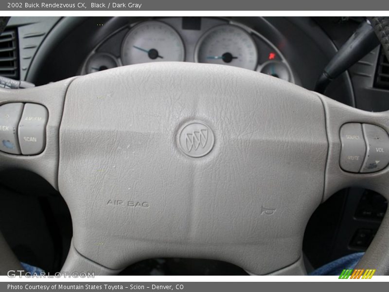 Black / Dark Gray 2002 Buick Rendezvous CX