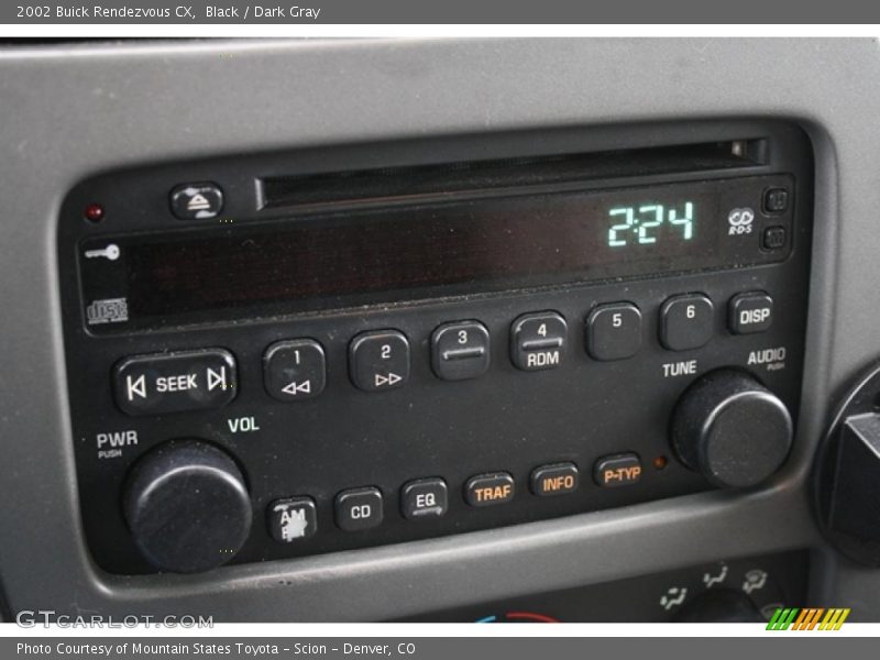 Black / Dark Gray 2002 Buick Rendezvous CX