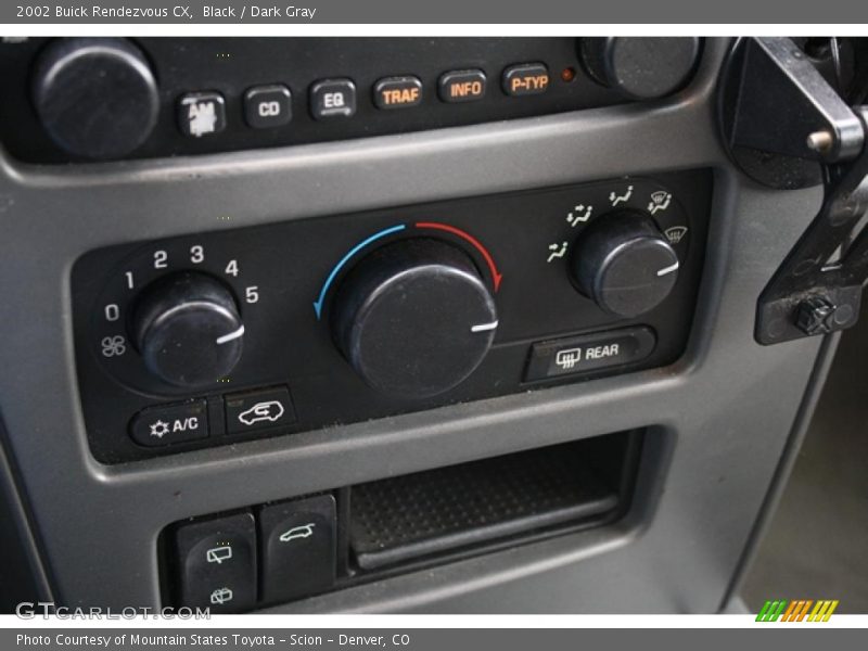 Black / Dark Gray 2002 Buick Rendezvous CX