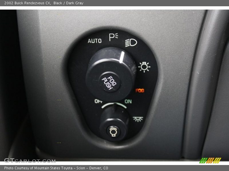 Black / Dark Gray 2002 Buick Rendezvous CX