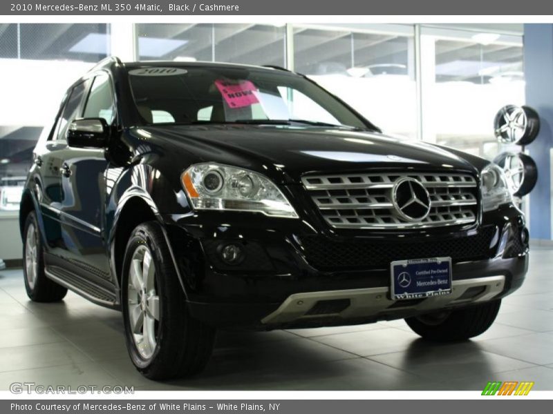 Black / Cashmere 2010 Mercedes-Benz ML 350 4Matic