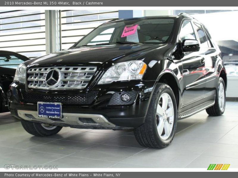 Black / Cashmere 2010 Mercedes-Benz ML 350 4Matic