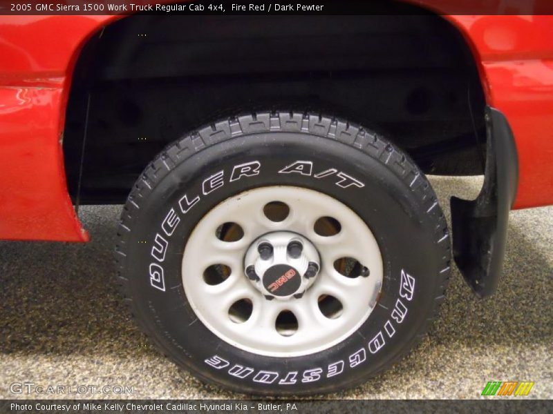 Fire Red / Dark Pewter 2005 GMC Sierra 1500 Work Truck Regular Cab 4x4
