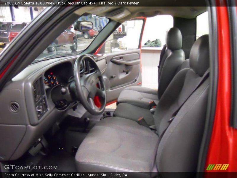 Fire Red / Dark Pewter 2005 GMC Sierra 1500 Work Truck Regular Cab 4x4