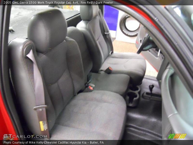 Fire Red / Dark Pewter 2005 GMC Sierra 1500 Work Truck Regular Cab 4x4