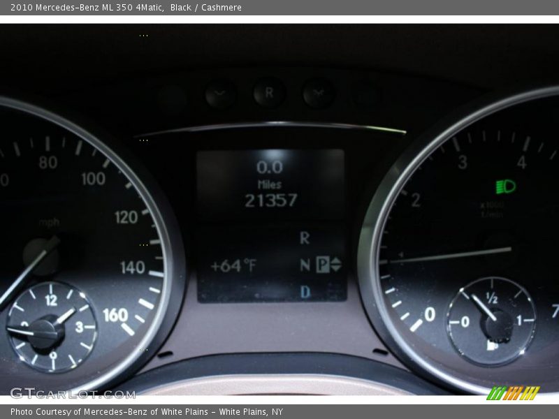 Black / Cashmere 2010 Mercedes-Benz ML 350 4Matic