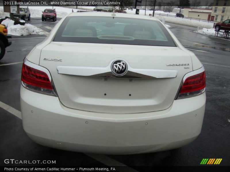 White Diamond Tricoat / Cocoa/Cashmere 2011 Buick LaCrosse CXL
