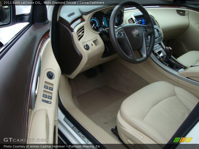 White Diamond Tricoat / Cocoa/Cashmere 2011 Buick LaCrosse CXL