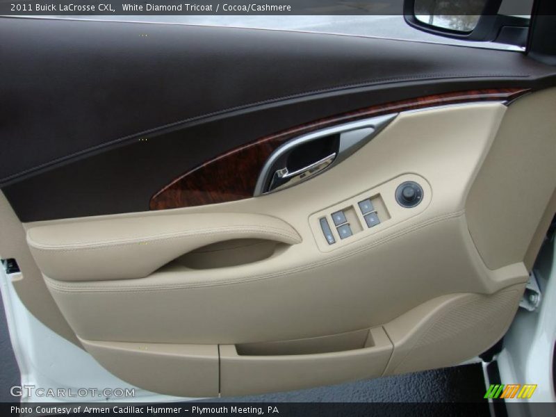 White Diamond Tricoat / Cocoa/Cashmere 2011 Buick LaCrosse CXL
