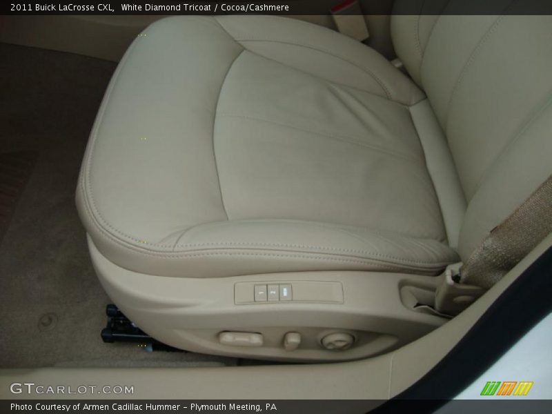 White Diamond Tricoat / Cocoa/Cashmere 2011 Buick LaCrosse CXL