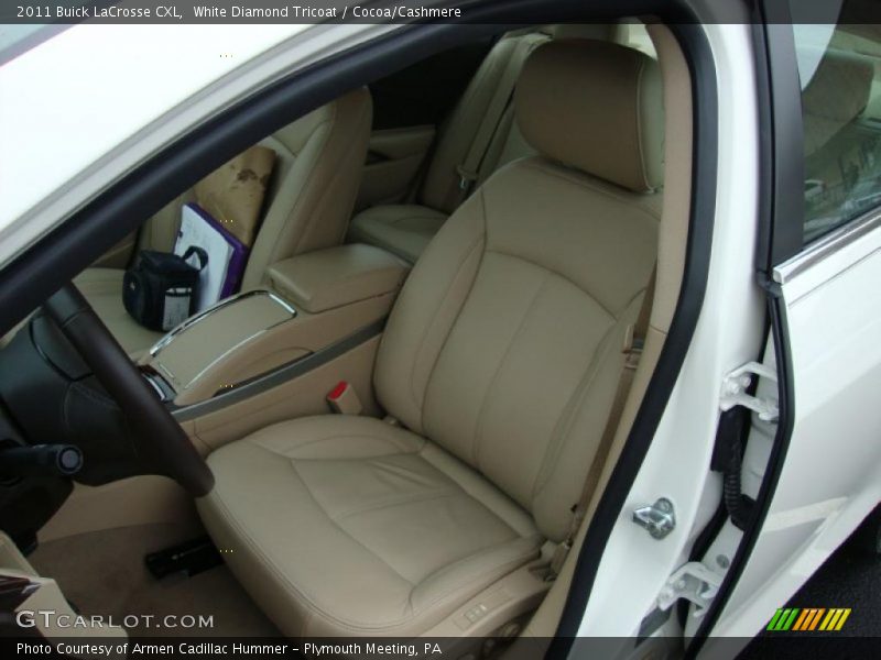 White Diamond Tricoat / Cocoa/Cashmere 2011 Buick LaCrosse CXL