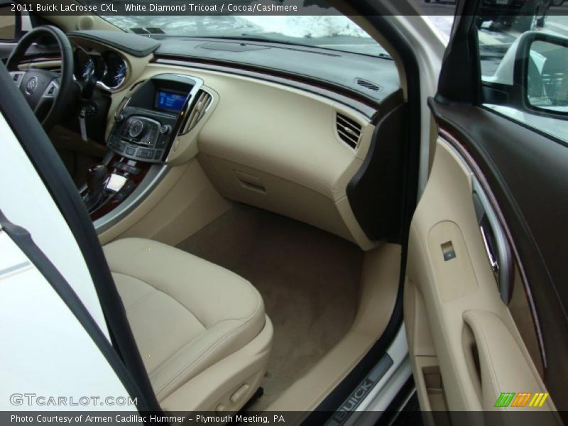 White Diamond Tricoat / Cocoa/Cashmere 2011 Buick LaCrosse CXL