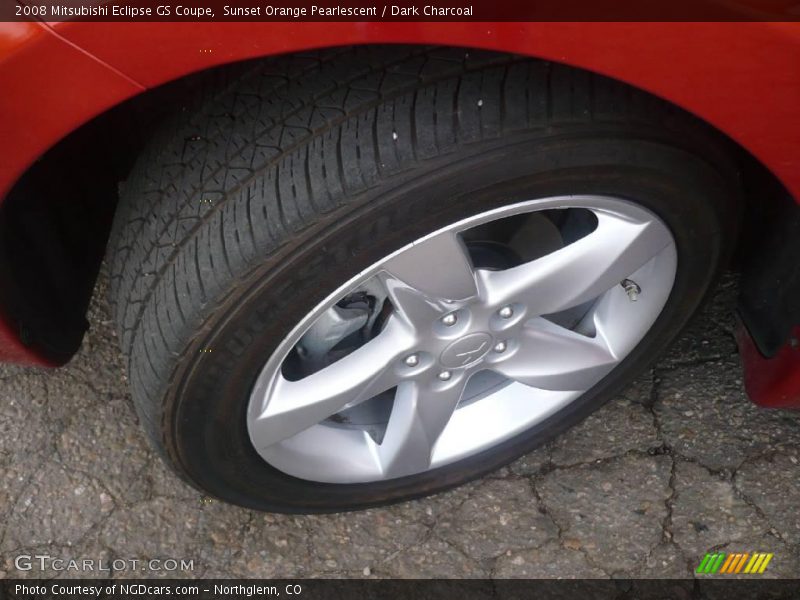 Sunset Orange Pearlescent / Dark Charcoal 2008 Mitsubishi Eclipse GS Coupe