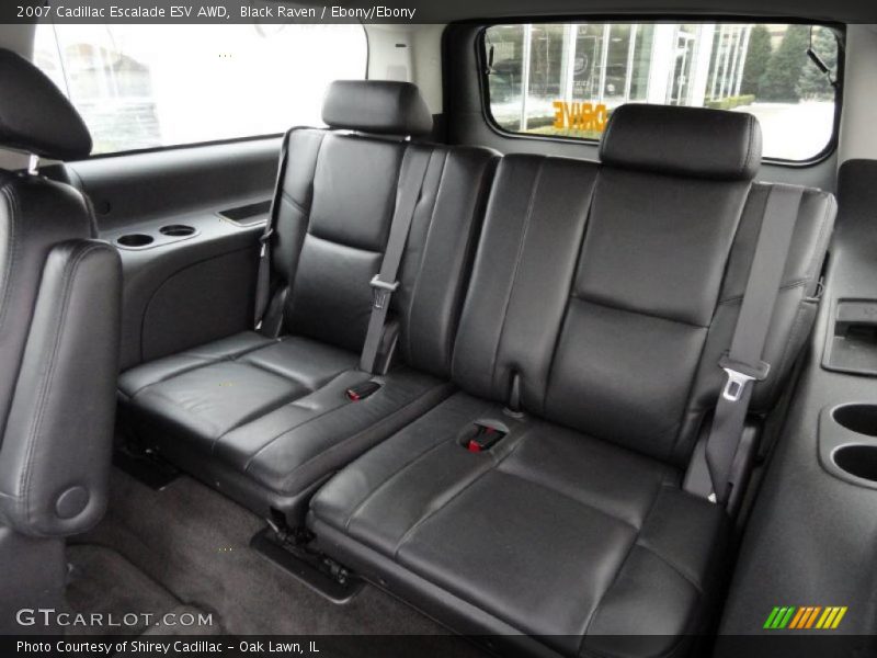 Black Raven / Ebony/Ebony 2007 Cadillac Escalade ESV AWD