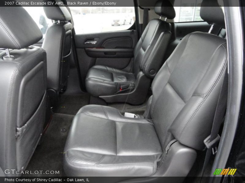 Black Raven / Ebony/Ebony 2007 Cadillac Escalade ESV AWD
