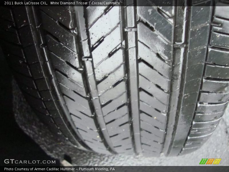 White Diamond Tricoat / Cocoa/Cashmere 2011 Buick LaCrosse CXL