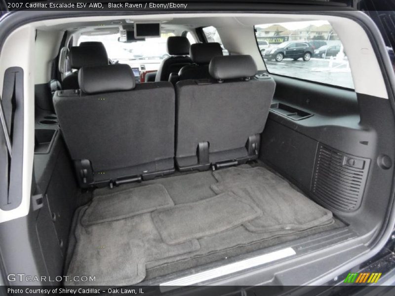 Black Raven / Ebony/Ebony 2007 Cadillac Escalade ESV AWD
