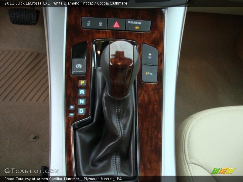 White Diamond Tricoat / Cocoa/Cashmere 2011 Buick LaCrosse CXL