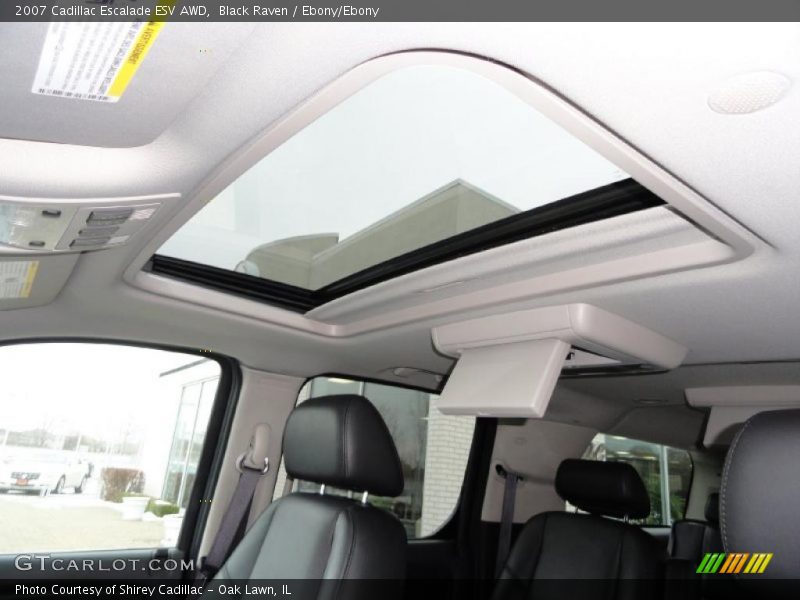 Black Raven / Ebony/Ebony 2007 Cadillac Escalade ESV AWD