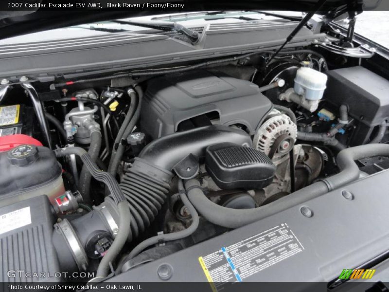Black Raven / Ebony/Ebony 2007 Cadillac Escalade ESV AWD