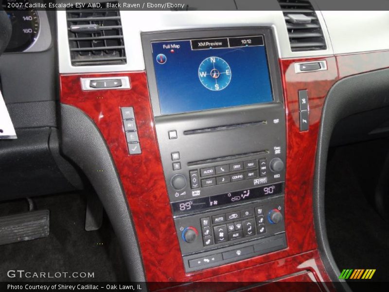Black Raven / Ebony/Ebony 2007 Cadillac Escalade ESV AWD