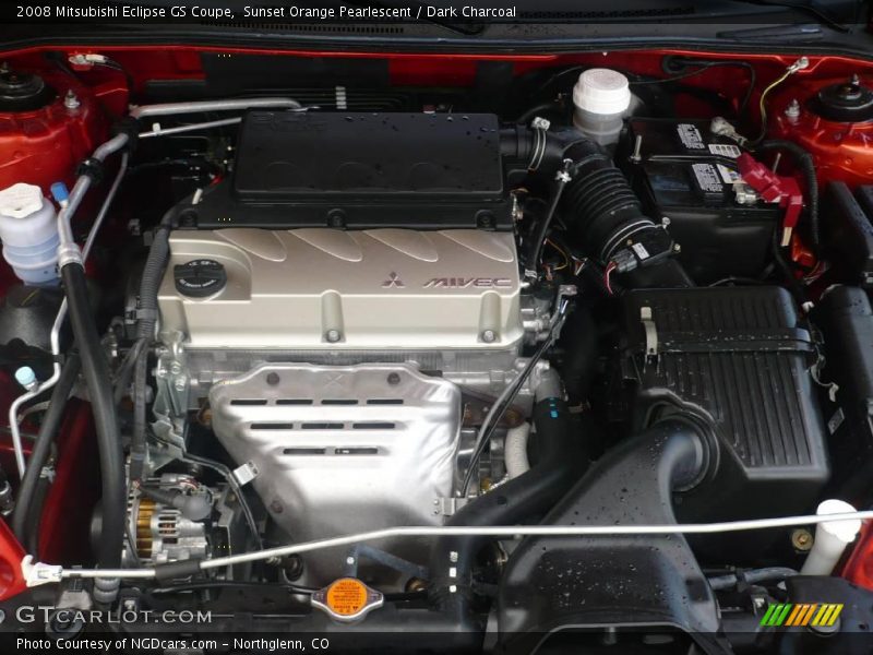 Sunset Orange Pearlescent / Dark Charcoal 2008 Mitsubishi Eclipse GS Coupe