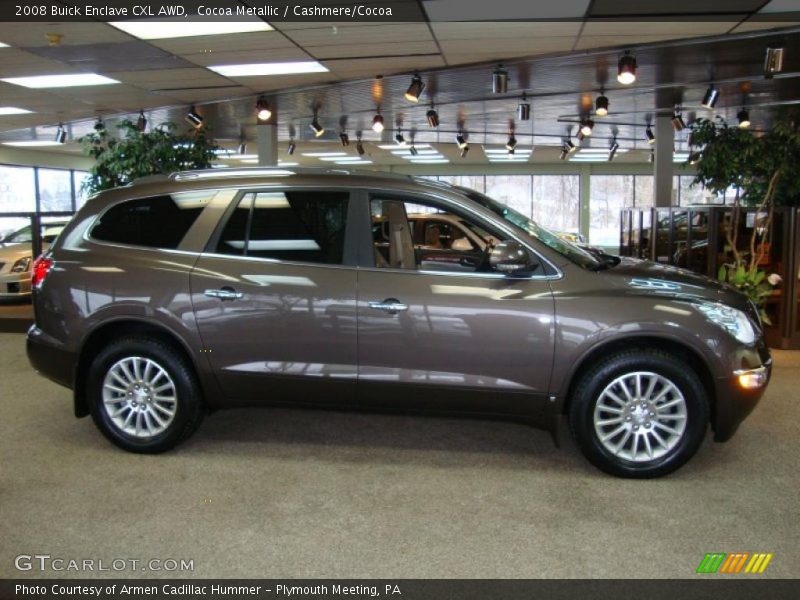 Cocoa Metallic / Cashmere/Cocoa 2008 Buick Enclave CXL AWD