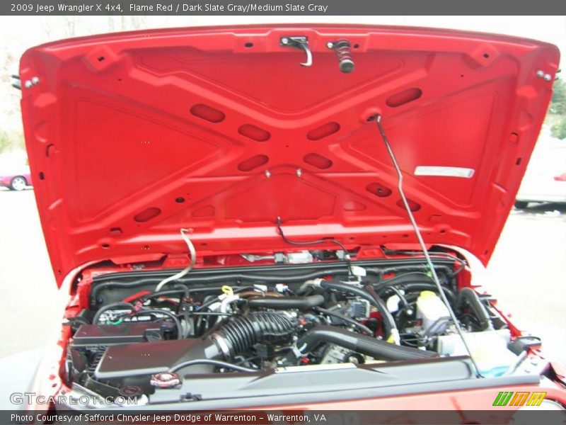 Flame Red / Dark Slate Gray/Medium Slate Gray 2009 Jeep Wrangler X 4x4