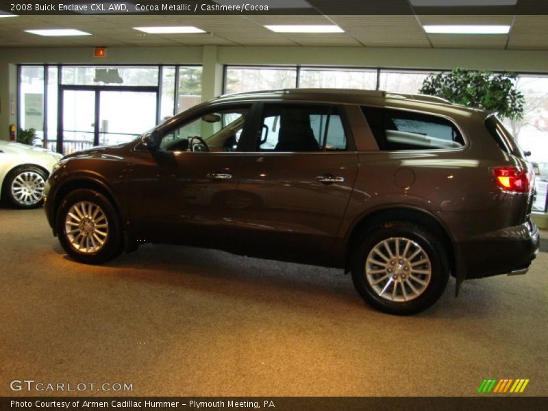 Cocoa Metallic / Cashmere/Cocoa 2008 Buick Enclave CXL AWD