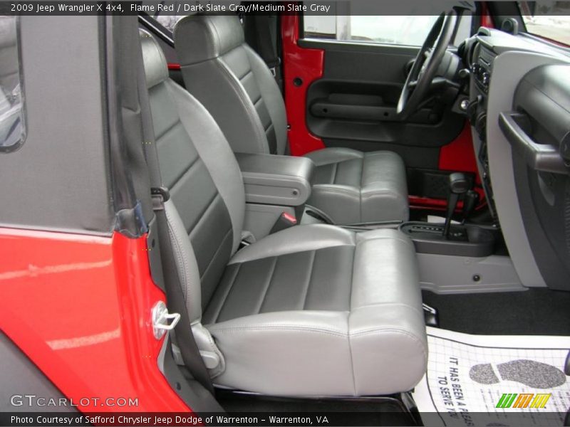 Flame Red / Dark Slate Gray/Medium Slate Gray 2009 Jeep Wrangler X 4x4
