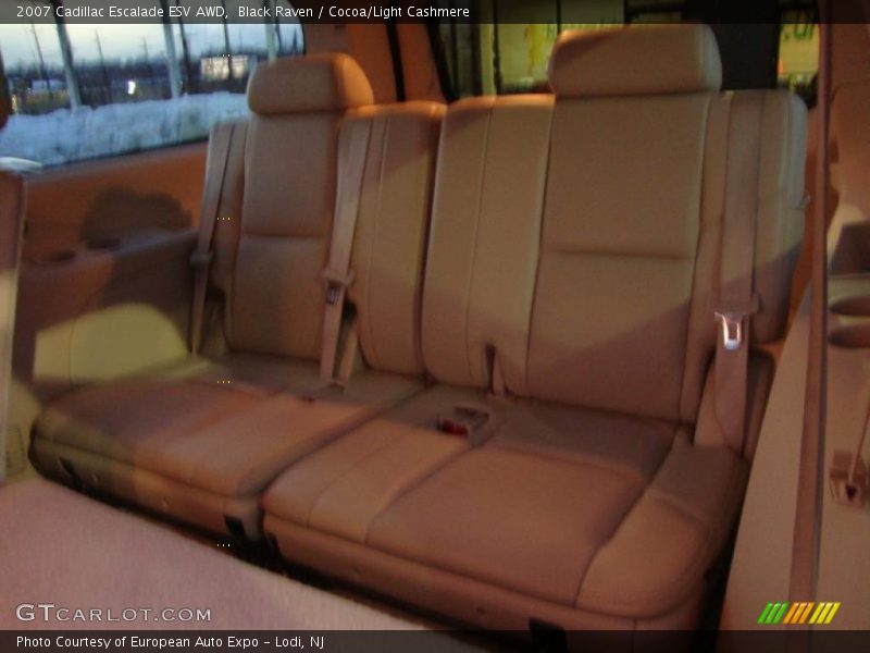 Black Raven / Cocoa/Light Cashmere 2007 Cadillac Escalade ESV AWD