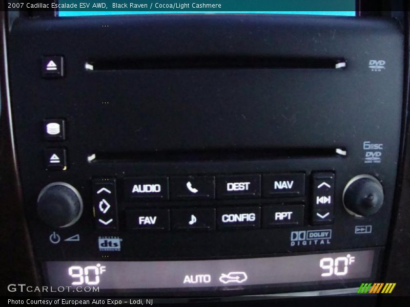 Black Raven / Cocoa/Light Cashmere 2007 Cadillac Escalade ESV AWD