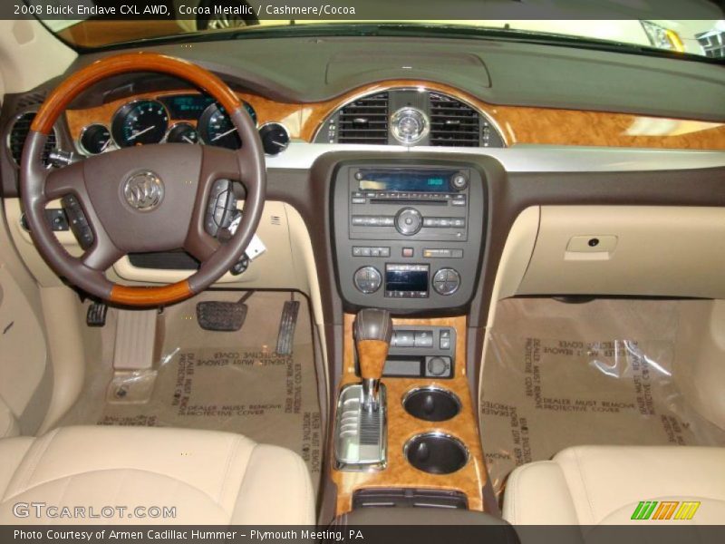 Cocoa Metallic / Cashmere/Cocoa 2008 Buick Enclave CXL AWD