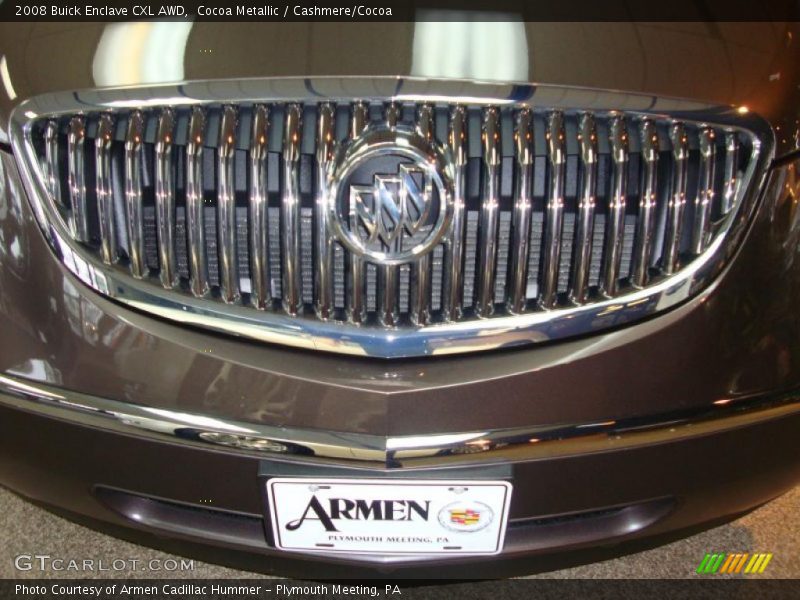 Cocoa Metallic / Cashmere/Cocoa 2008 Buick Enclave CXL AWD