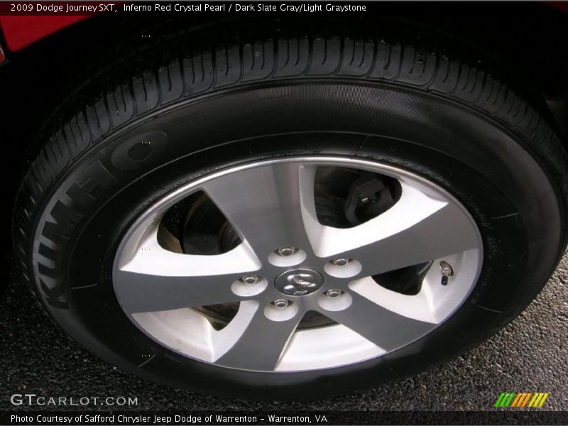 Inferno Red Crystal Pearl / Dark Slate Gray/Light Graystone 2009 Dodge Journey SXT