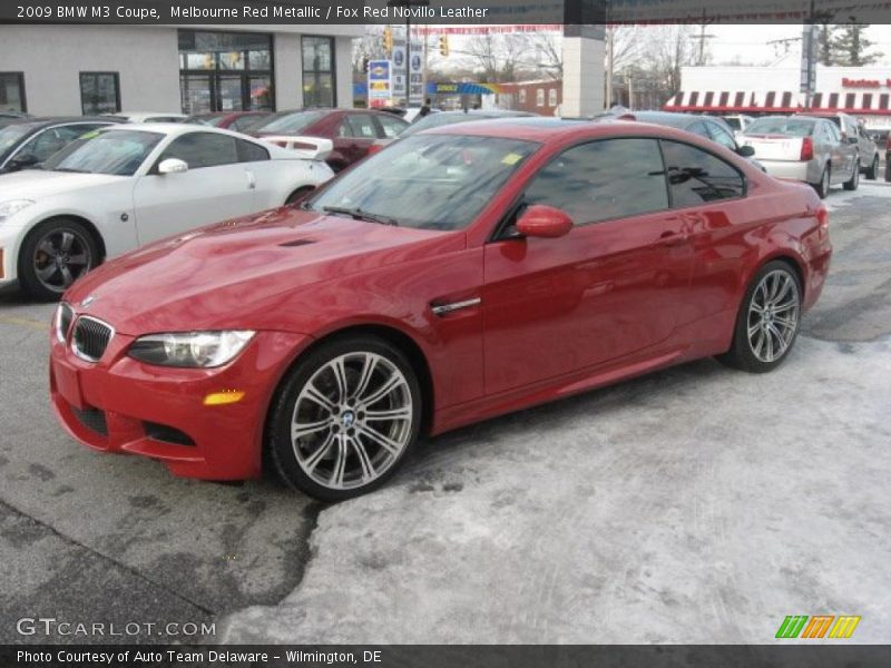 Melbourne Red Metallic / Fox Red Novillo Leather 2009 BMW M3 Coupe