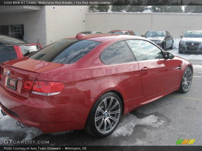 Melbourne Red Metallic / Fox Red Novillo Leather 2009 BMW M3 Coupe