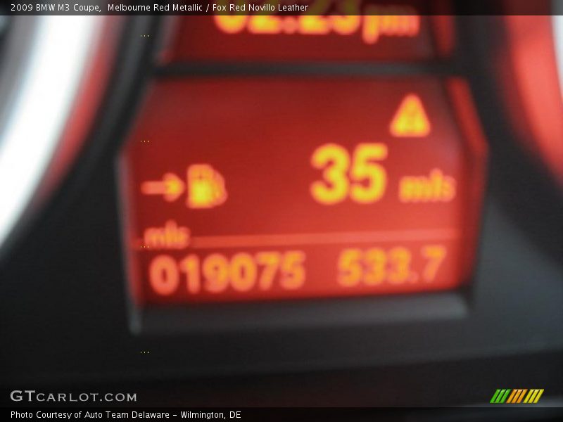 Melbourne Red Metallic / Fox Red Novillo Leather 2009 BMW M3 Coupe