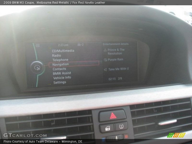 Melbourne Red Metallic / Fox Red Novillo Leather 2009 BMW M3 Coupe