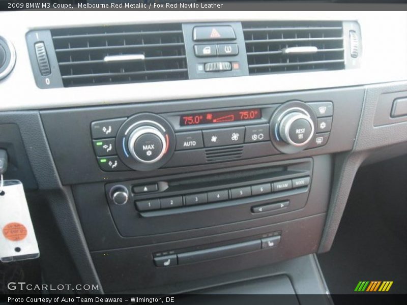 Melbourne Red Metallic / Fox Red Novillo Leather 2009 BMW M3 Coupe