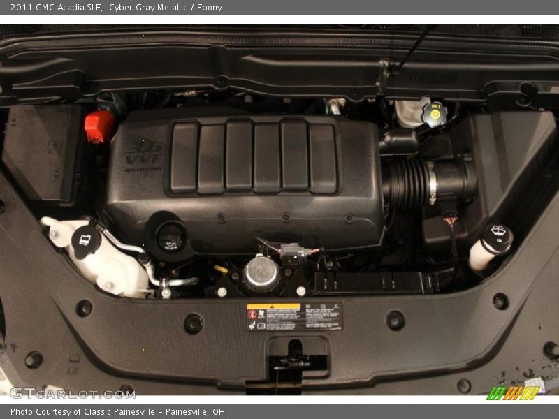 Cyber Gray Metallic / Ebony 2011 GMC Acadia SLE
