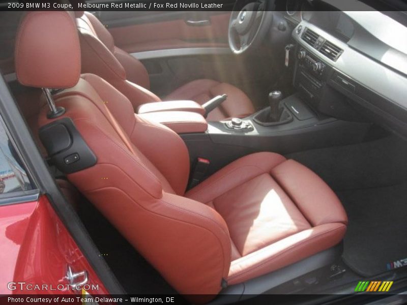 Melbourne Red Metallic / Fox Red Novillo Leather 2009 BMW M3 Coupe