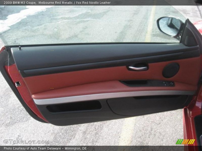Melbourne Red Metallic / Fox Red Novillo Leather 2009 BMW M3 Coupe