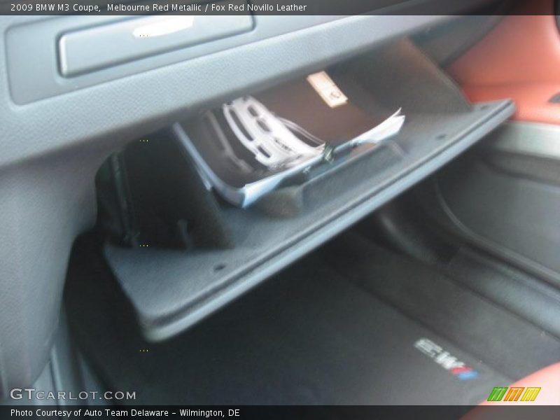 Melbourne Red Metallic / Fox Red Novillo Leather 2009 BMW M3 Coupe
