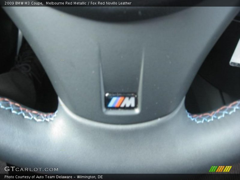 Melbourne Red Metallic / Fox Red Novillo Leather 2009 BMW M3 Coupe